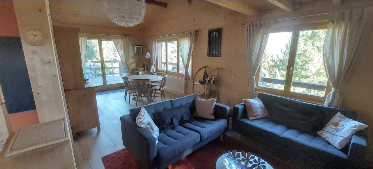 Chalet As Des Pics Nendaz Bagian luar foto
