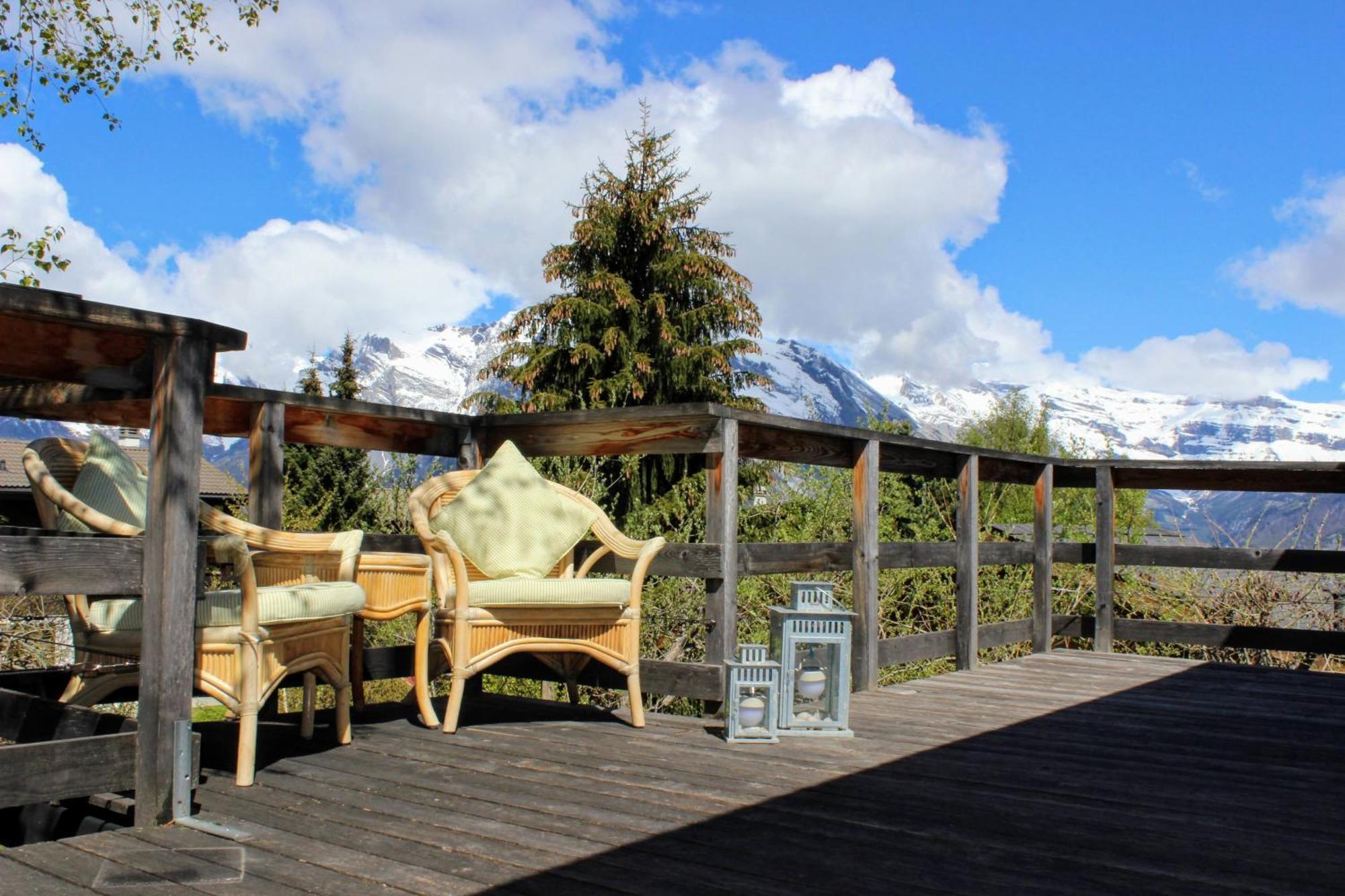 Chalet As Des Pics Nendaz Bagian luar foto